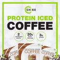CHIKE, Natural Caffe Mocha High Protein Iced Coffee, 20 G Protein, 2 Shots Espresso, Non-GMO, Keto Friendly and Gluten Free, 14 Servings (16.3 Ounce)