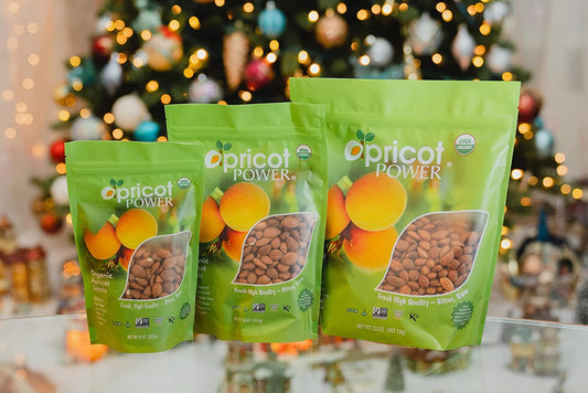 My Power Seeds, Organic Bitter Raw Apricot Seeds - Raw, Bitter, Vegan, Gluten-free, GMO-free 16oz