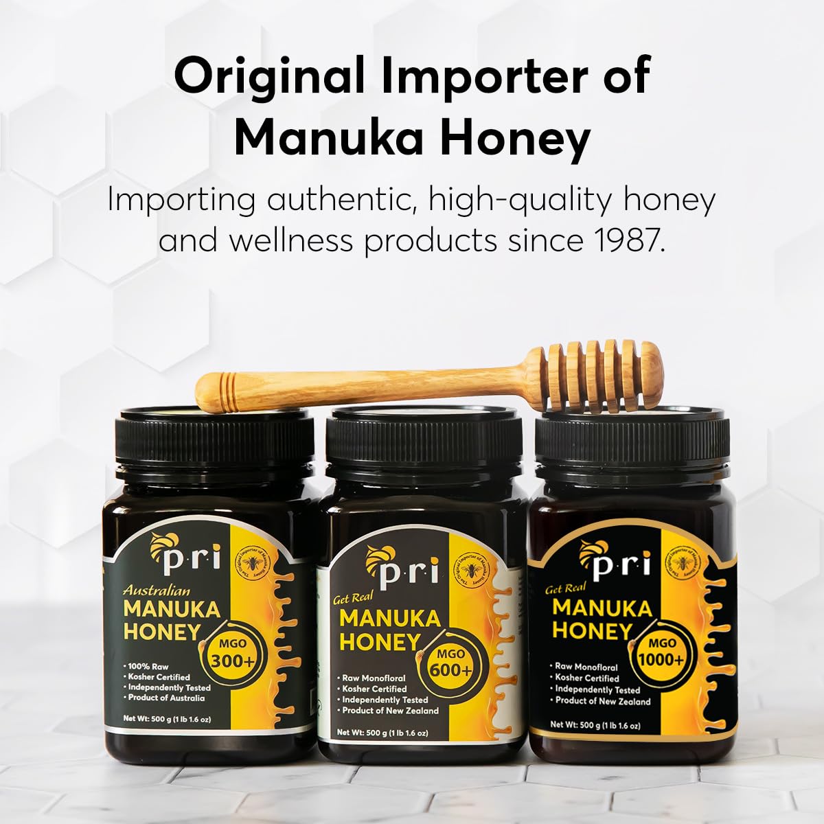 P.R.I, Manuka Honey MGO 600+, High-Potency (500g/1.1lb)
