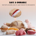 Nocciola, Stuffed Pig Dog Toys: Hide and Seek Funny Squeaky Crinkle Plush Dog Chew Toys for Small Medium Breed, Cognitive Training Pet Enrichment Gifts Supplies