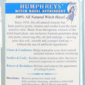 Humphreys, Witch Hazel Astringent 16 oz