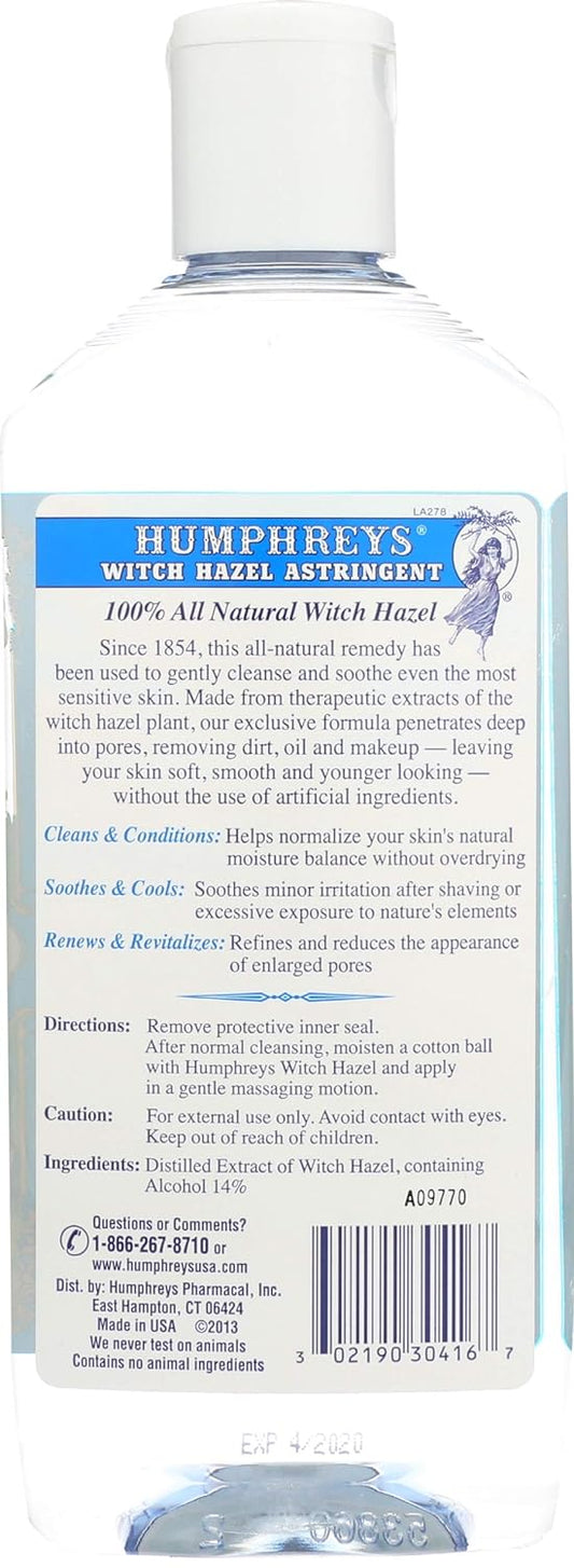 Humphreys, Witch Hazel Astringent 16 oz