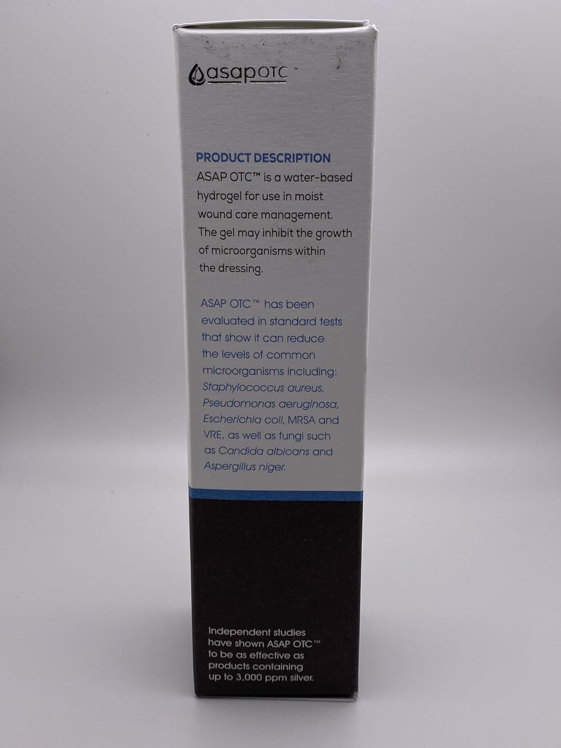 American Biotech Labs, ASAP OTC Wound Dressing Gel | SilverSol Ag₄O₄ 24 ppm Healing & Soothing Gel | 4 Oz