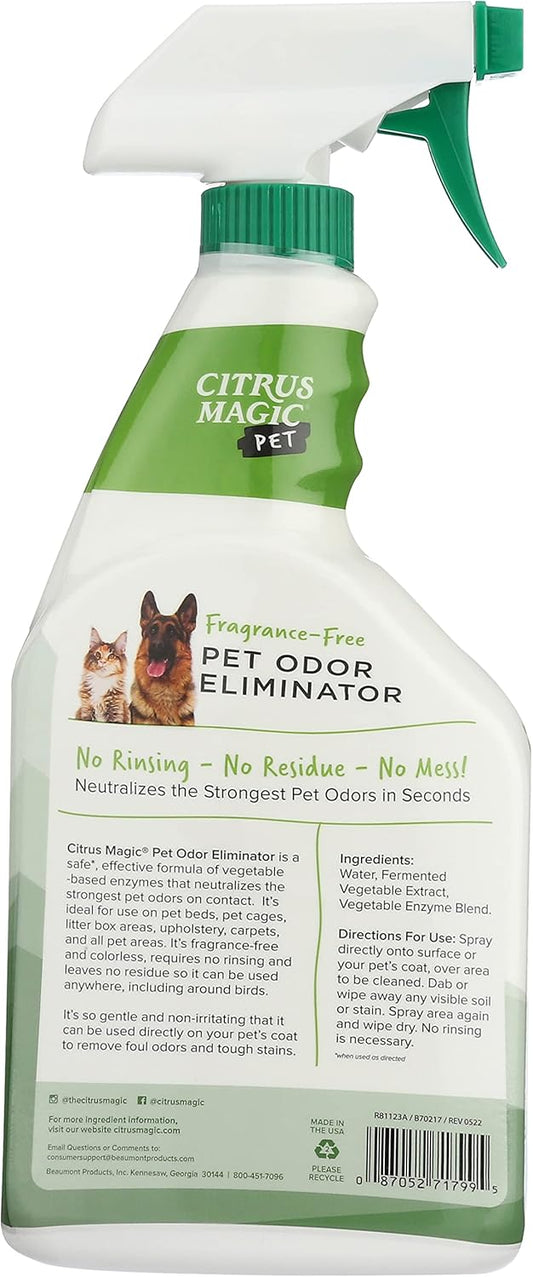 Citrus Magic, Pet Odor Eliminator, 22-Fluid Ounce