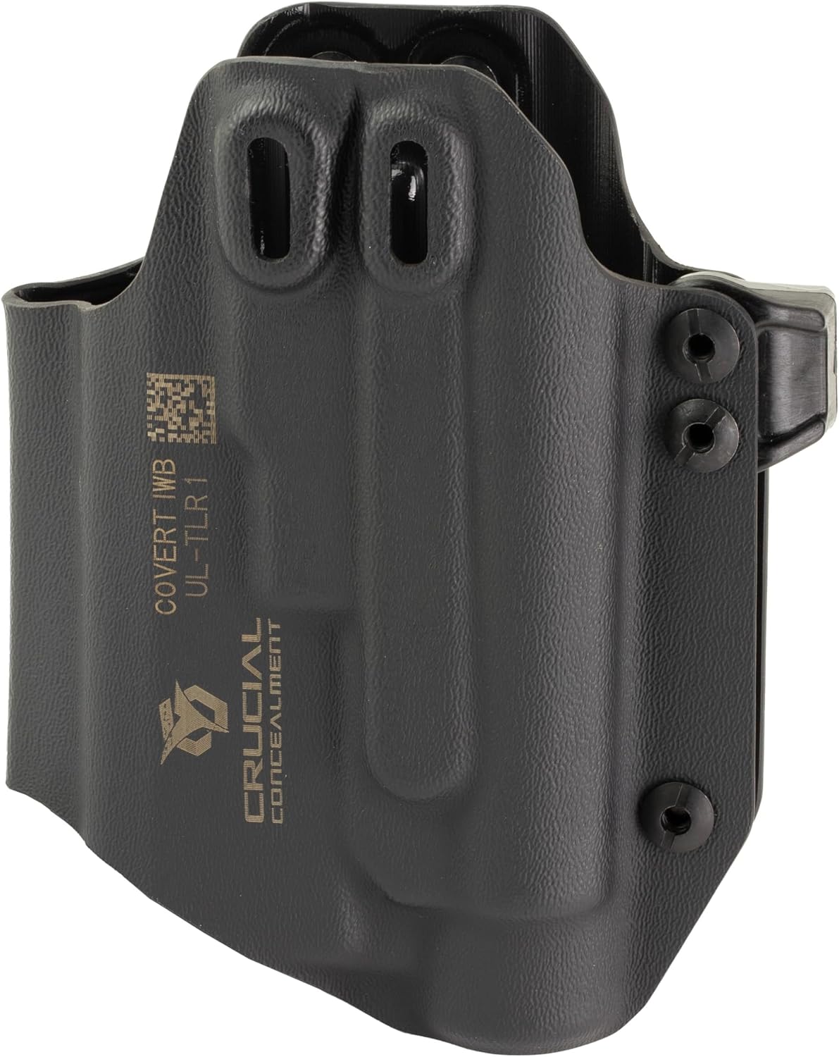 Crucial Concealment®, Ambidextrous Universal Light Holster for TLR-1/TLR-1 HL | Concealment Holster with Light | Adjustable Retention | IWB Holster Clip