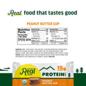 Kate’s, Real Food Organic Protein Bars – (Peanut Butter Cup, 2.2 oz, Pack of 12) – Plant Based Protein Bars - Gluten Free, Soy Free, Non GMO, Whole Grains, and All Natural | bike-handlebars