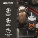 MTN OPS, Ignite Sugar Free Energy Drink Powder with 200mg Caffeine, Nootropic Blend for Energy, Focus & Endurance, L Arginine & L Citrulline Pre Workout, 45 Servings, Pineapple