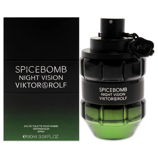 Viktor & Rolf, Spicebomb Night Vision EDT Spray Men 3.04 oz
