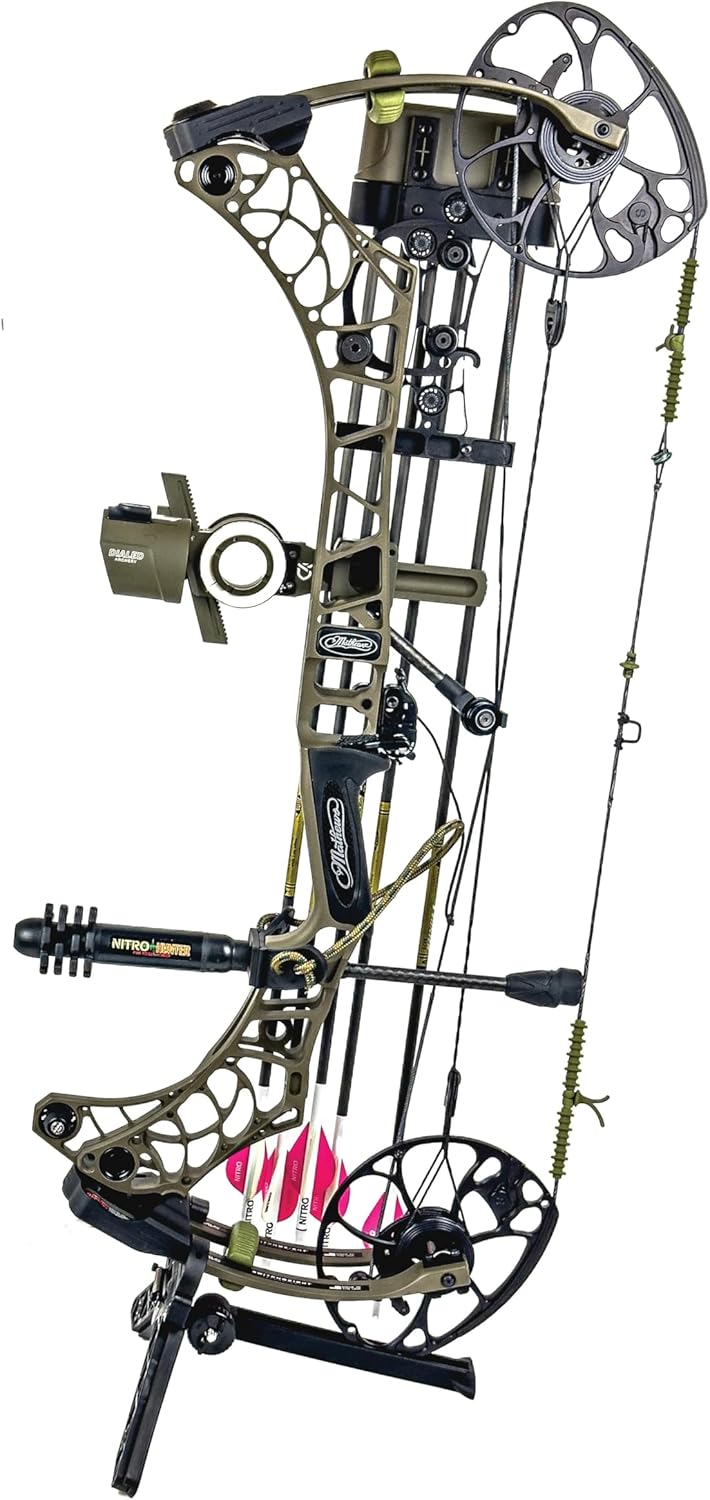 Pine Ridge, Kwik Stand Tri-Pod Bow Support - Stable Bow Stand for Compound and Recurve Bows - Hunting Tripod Stand - Black