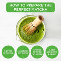 Aiya, Authentic Japanese Premium First Harvest Ceremonial Grade Matcha Green Tea Powder - Vegan-Friendly, Zero Sugar, Gluten-Free - 30g Tin