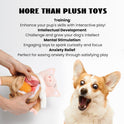 Nocciola, Stuffed Pig Dog Toys: Hide and Seek Funny Squeaky Crinkle Plush Dog Chew Toys for Small Medium Breed, Cognitive Training Pet Enrichment Gifts Supplies