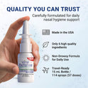 Sinol, Viral Defense Nasal Spray - Defend Against Airborne Germs and Viruses - Iodine Nasal Spray, Colloidal Silver, Vitamin C to Boost Immunity - for Work, Travel, Indoor Gatherings - 114 Sprays