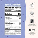 Blume, Blue Lavender Latte - Calming Lavender Powder for Drinks- Lavender Milk Tea Drink Mix with Blue Spirulina and Coconut Milk - 30 Servings