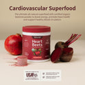 Snap Supplements, Heart Beets, Organic Beet Root Powder, Mixed Berry, 30 SRV