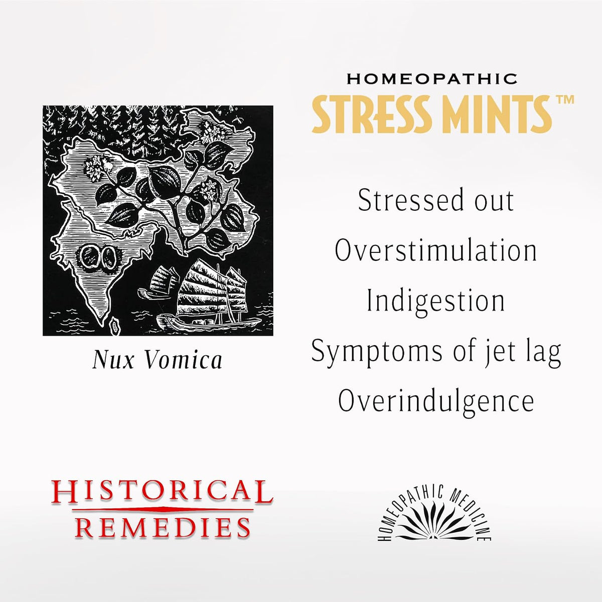 Historical Remedies - Stress Mints (12 Pack) | Homeopathic Stress Aid