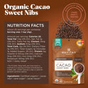 Navitas Organics, Cacao Sweet Nibs, 4oz. Bag, 28 Servings — Organic, Non-GMO, Gluten-Free
