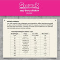 Smack, Pet Food Organic Raw Dehydrated Dog Food Grain-Free, Gluten-Free, Raw Food for Dogs (Very Berry Chicken), 8.8 Ounce