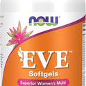 NOW Foods Supplements, Eve™ Women's Multivitamin with Evening Primrose, Cranberry, Green Tea, Horsetail Silica & CoQ10, 180 Softgels