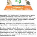 Classic's, Lime Sulfur Pet Skin Cream (2 oz) - Pet Care and Veterinary Treatment for Itchy and Dry Skin - Safe Solution for Dog, Cat, Puppy, Kitten, Horse