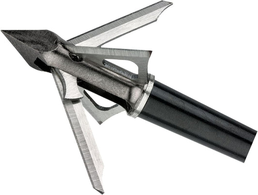Muzzy, Trocar HBX Hybrid 4 Blade Crossbow Broadhead, 100 Grain