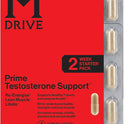 Mdrive, Prime - Men's T-Support Supplement, Max Energy, Focus & Lean Muscle, KSM-66 Ashwagandha, S7 Nitric Oxide Booster, Bioperine and DHEA,15 Servings, 30 Count