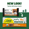 Kate’s, Real Food Organic Protein Bars – (Peanut Butter Cup, 2.2 oz, Pack of 12) – Plant Based Protein Bars - Gluten Free, Soy Free, Non GMO, Whole Grains, and All Natural | bike-handlebars