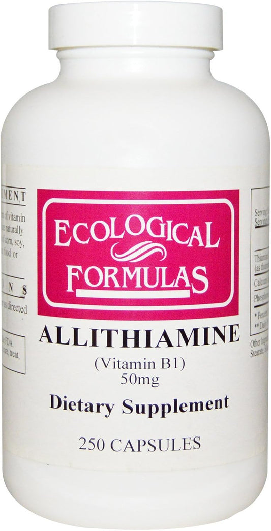 Ecological Formulas, Allithiamine Vitamin B1, 50 mg, 250 Capsules