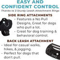 Joyride, Harness for Small, Medium, Large Dogs, No-Pull Pet Harness with 3 Side Rings for Leash Placement, Adjustable Soft-Padded Vest for Training, Walking, Running, No-Choke Easy On-Off Technology