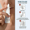 Sinol, Viral Defense Nasal Spray - Defend Against Airborne Germs and Viruses - Iodine Nasal Spray, Colloidal Silver, Vitamin C to Boost Immunity - for Work, Travel, Indoor Gatherings - 114 Sprays