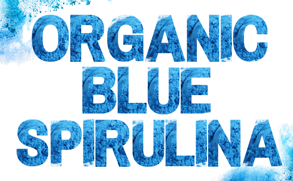 Organic Blue Spirulina Powder, 100% Pure Superfood Blue-Green Algae, Natural Food Coloring for Smoothies & Protein Drinks - Non GMO, Gluten-Free, Vegan + USDA Certified, 300 Servings, No Fishy Smell