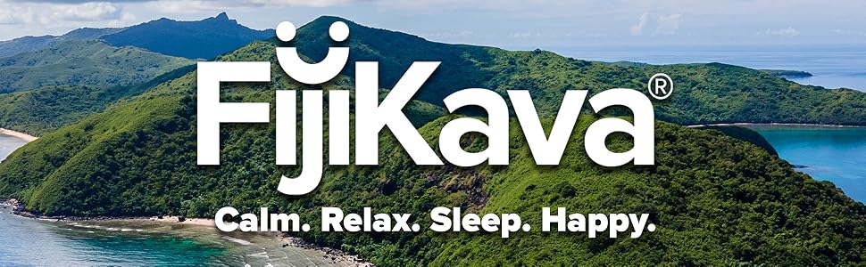 FijiKava, Instant Kava Kava Powder 50g – Premium Kava Root Powder with High Kavalactone Content – Natural Relaxation Aid for Calmness, Stress Relief, and Sleep Support – Easy-to-Mix