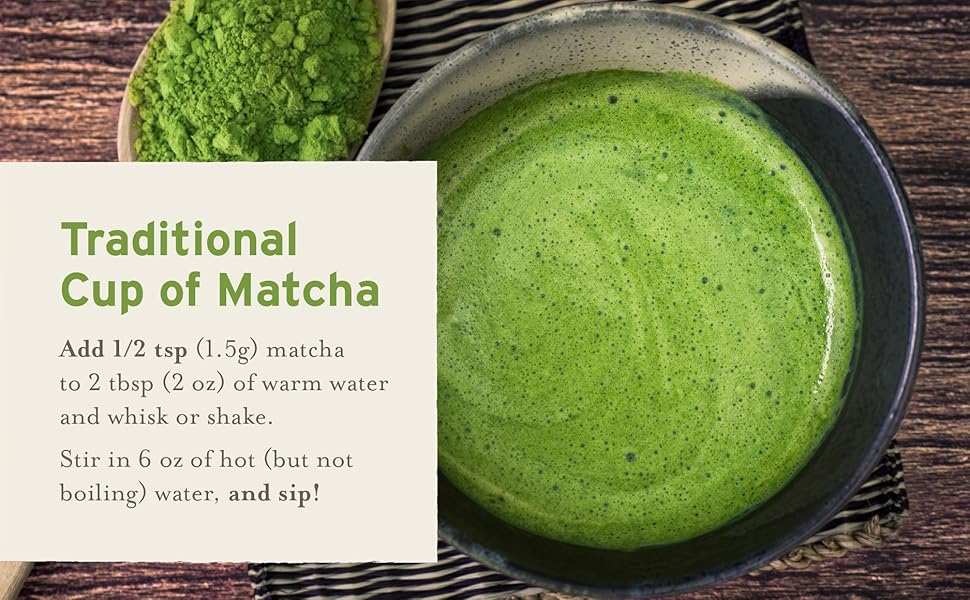 SENCHA Naturals, Emperor's Matcha, 100% Ceremonial Matcha Powder