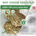 Nocciola, 3 Pack Catnip Toys for Cats, Funny Cat Toys Filled with 100% Pure Organic Catnip, Safe Kitten Teething Chew and Kicker Toys, Stress Relieving Fun for Indoor Cats