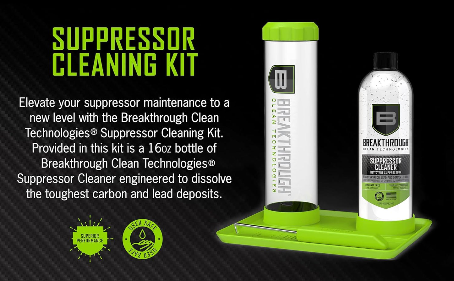 Breakthrough Clean Technologies®, Suppressor Cleaning Kit, 16oz.