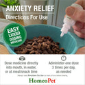 HomeoPet, Anxiety Relief Medicine for Pets, Natural Anxiety Relief for Dogs and Cats, Cat and Dog Calming Medicine, 15 Milliliters
