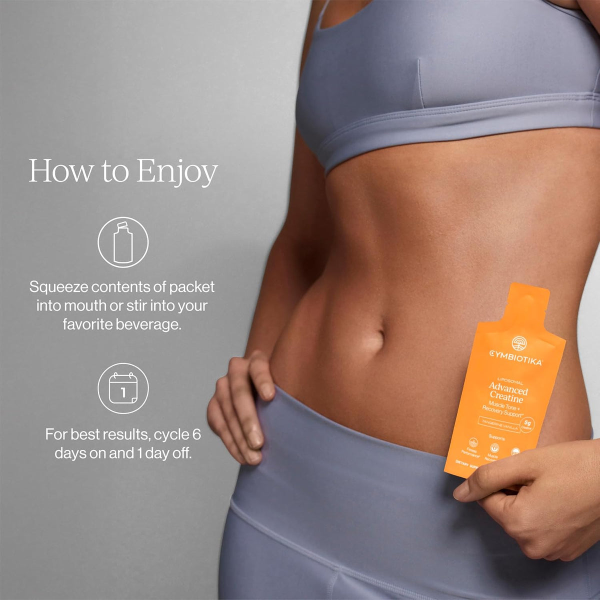 CYMBIOTIKA, Liposomal Creatine 5g for Muscle Recovery & Performance