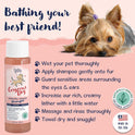 Bobbi Panter, Whitening Dog Shampoo Aloe Vera, Chamomile, Jojoba & Lavender – Brightening Natural Formula for All Coats, Enhances Shine & Softness, Tear-Free, 20:1 Concentrate, Made in USA, 13 oz