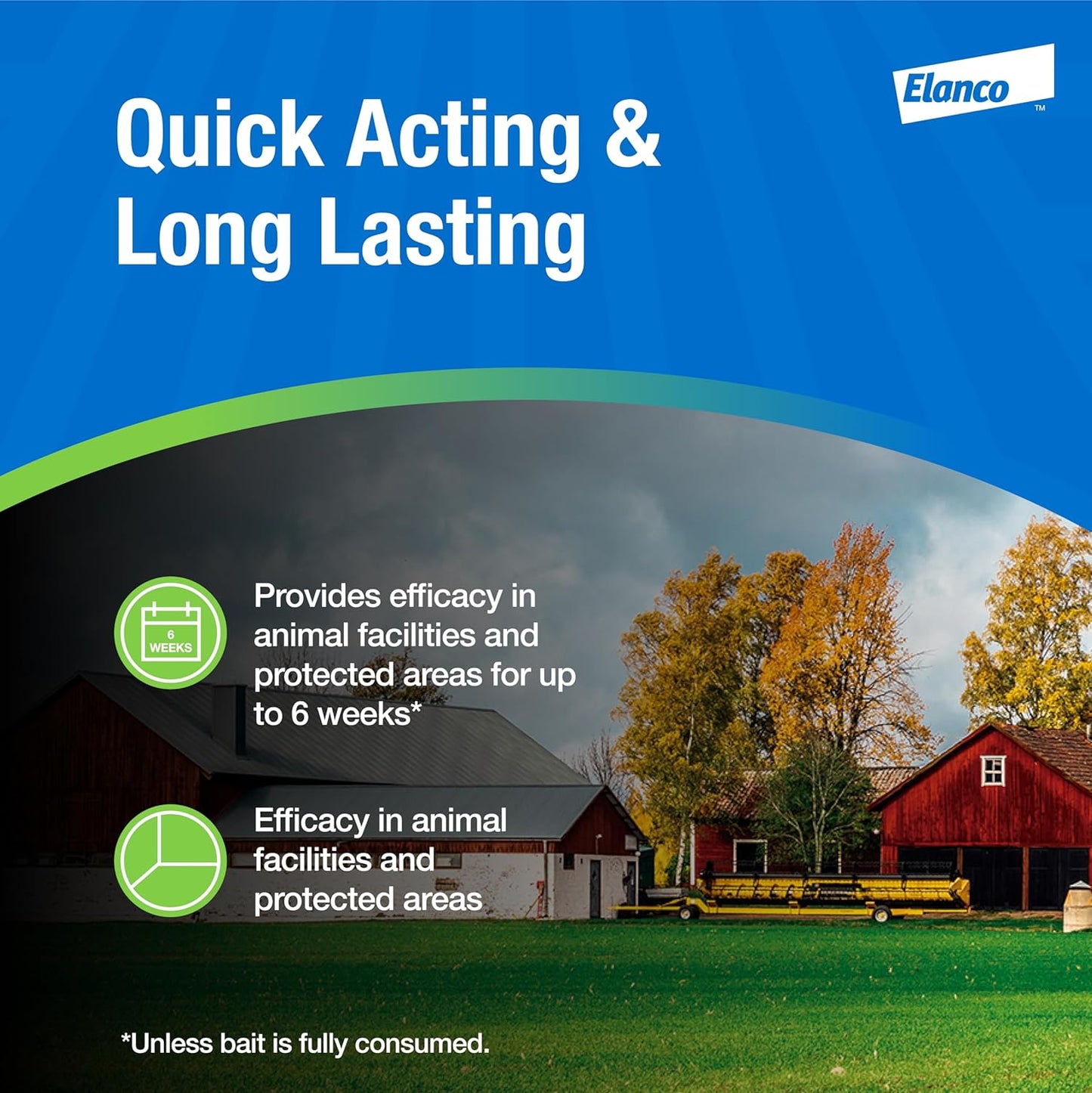 Elanco, QuickBayt, Spot Spray | Premise Spray for Recreational Farms and Rural Environments | Controls Flies | 3oz Bottle