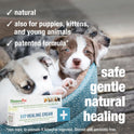 HomeoPet, HP Healing Cream, Safe and Natural Skin-Healing Ointment for Cats and Dogs, 14 Grams
