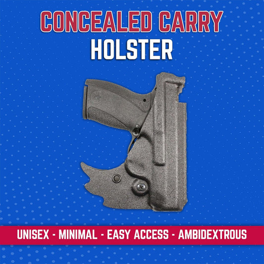 DeSantis, Pocket Partner Kydex Holster for Pistols - Gun Holsters for Concealed Carry, User Adjustable Tension, Compatible with S&W Bodyguard 2.0 - Ambidextrous, Black