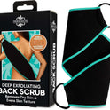 Dermasuri - Deep Exfoliating Back Scrubber - Bath & Shower Back Scrub - Body Exfoliator Scraper Tool - Deep Exfoliation Body Cleaner for Shower - 27" Long, 8" Wide