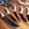 OUTDOOR EDGE, ErgoMax 6-Piece Professional Game Processing Knife Set | Caping & Boning Knives, Skinning Knife, Butcher Knife | Elite Big Game, Elk & Deer Hunting Gear | Perfect Field Dressing Knife Set