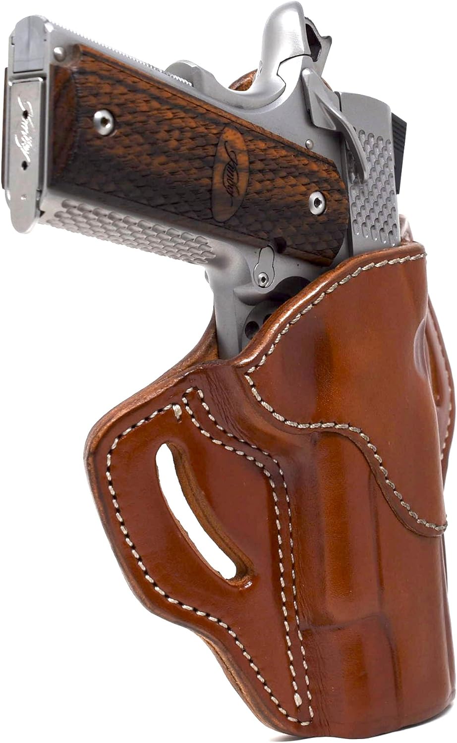 1791 Gunleather, 1911 Holster, Right Hand OWB Leather Gun Holster for Belts fits All 1911 Models with 4" and 5" Barrels