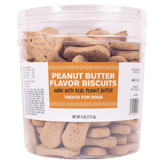 Pet Life, Peanut Butter Dog Biscuits, 6 lb. Tub
