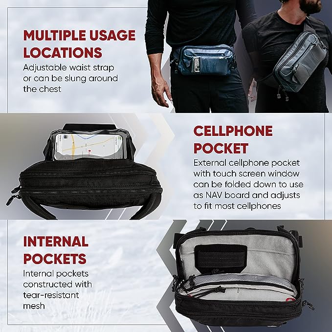 Vertx, SOCP Tactical Fanny Pack for Concealed Carry, Multi-Use Waist Pack for Outdoor and EDC Tactical Gear