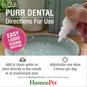 HomeoPet, Feline Purr Dental Safe and Natural Tooth and Dental Care for Cats 15 Milliliters