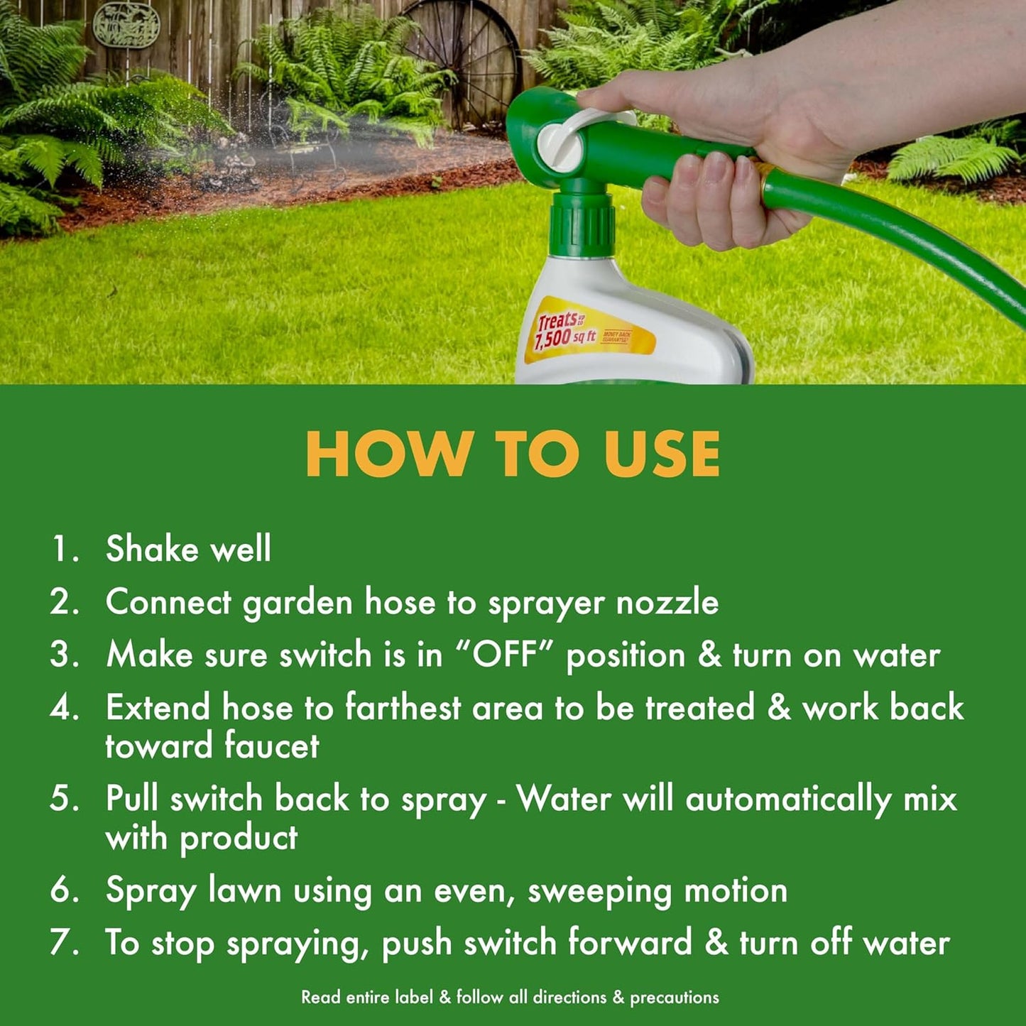 Spectracide, Weed & Feed 20-0-0 (Ready-to-Spray) (32 fl oz), 1 pack