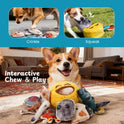 Nocciola, Plush Squeaky Dog Toys – 12 Pack Small Dog Chew Toys with Squeakers, Soft Stuffed Puppy Toys with Carry Bag for Small & Medium Dogs
