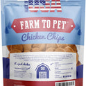 Farm To Pet, Dog Training Treats - Chicken Chips, Single Ingredient, Lean, All Natural, Healthy Dog Treats for Small, Medium, Large Dog Breeds, & Puppies, Made in USA