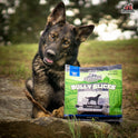 Redbarn, Bully Slices for Dogs | Highly Palatable, Long-Lasting Natural Dental Treats with Functional Ingredients, 9 oz. (Pack of 3) - Peanut Butter